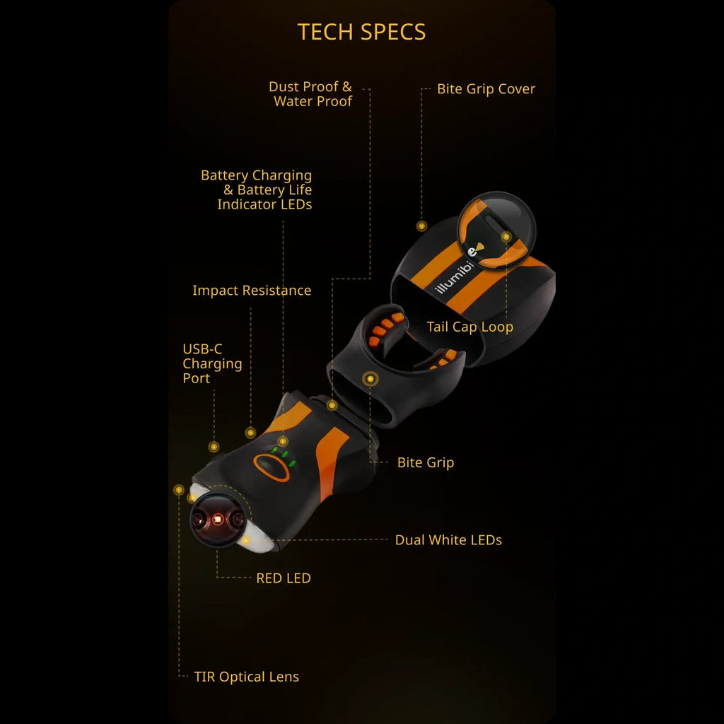 illumibite 2-in-1 flashlight overview highlighting key product features and functions